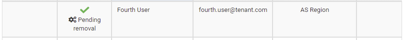 Modify Org Remove Admin Pending