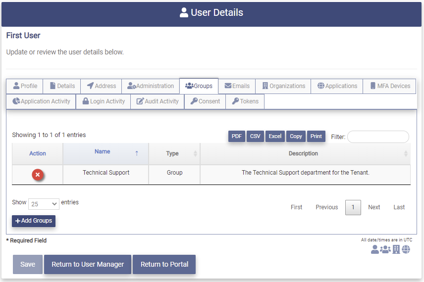 Modify User Add to Group