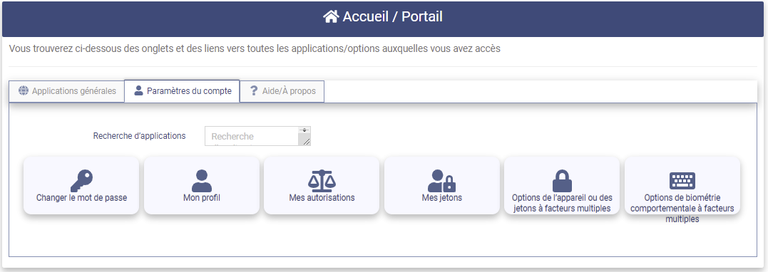 Account Settings Tab