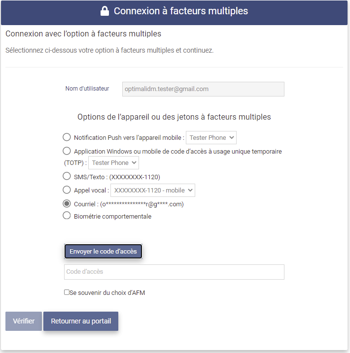 Behavioral Biometrics Login page