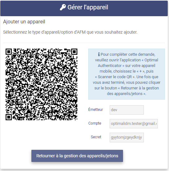 MFA Add Device Page 3