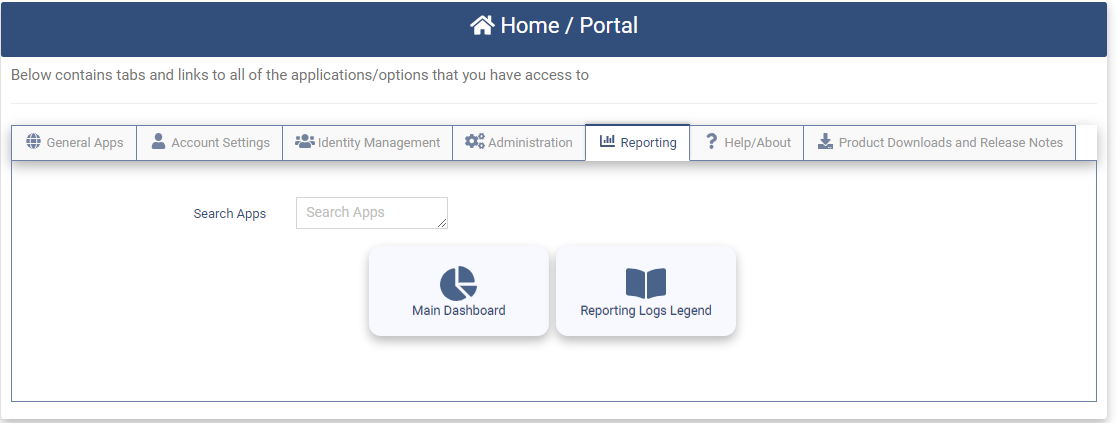 Reports tab