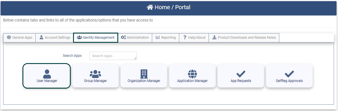 User Manager App