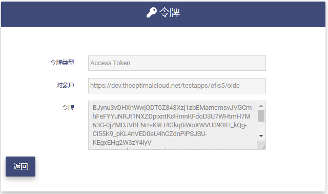 Access Token View