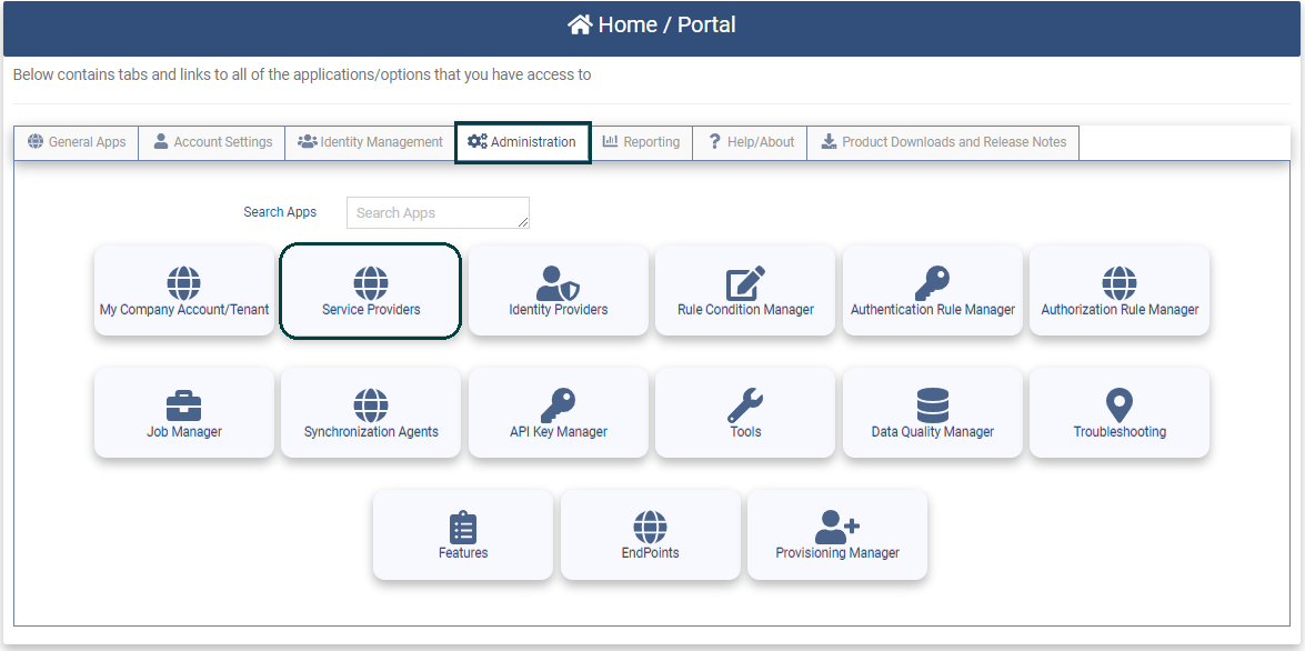 Service Providers App